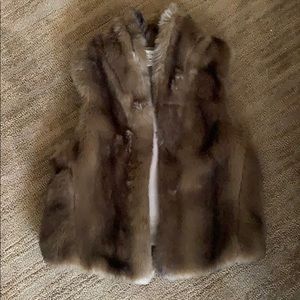 Faux fur vest